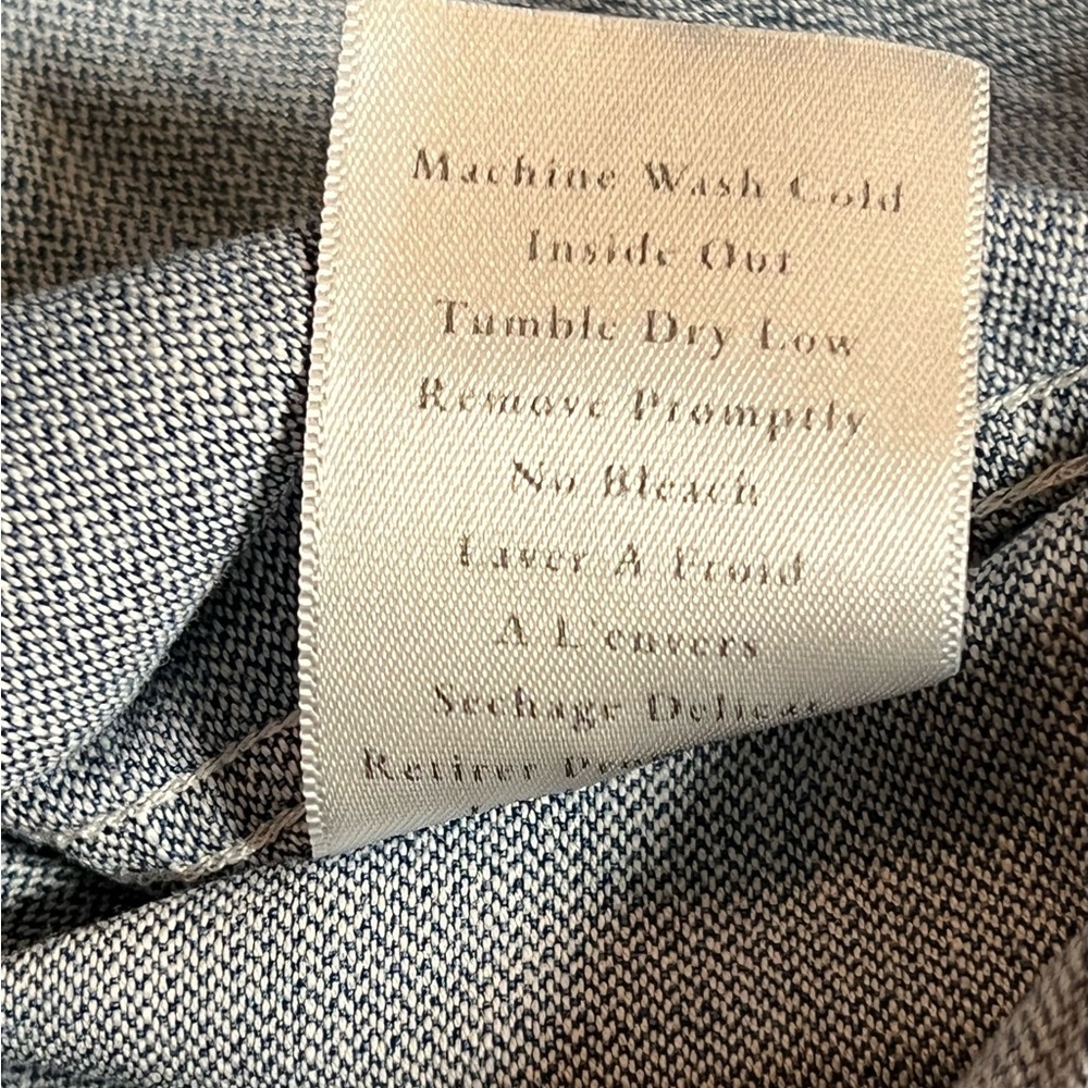 Frank & Eileen “Mary” Denim Shirtdress - Sz L - Picture 10 of 10